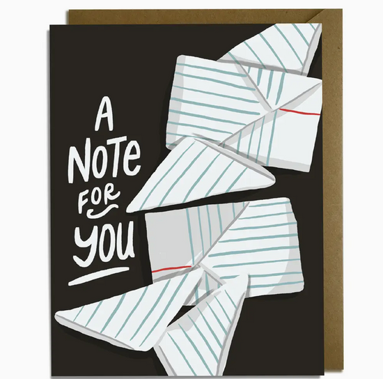 A Note For You Card