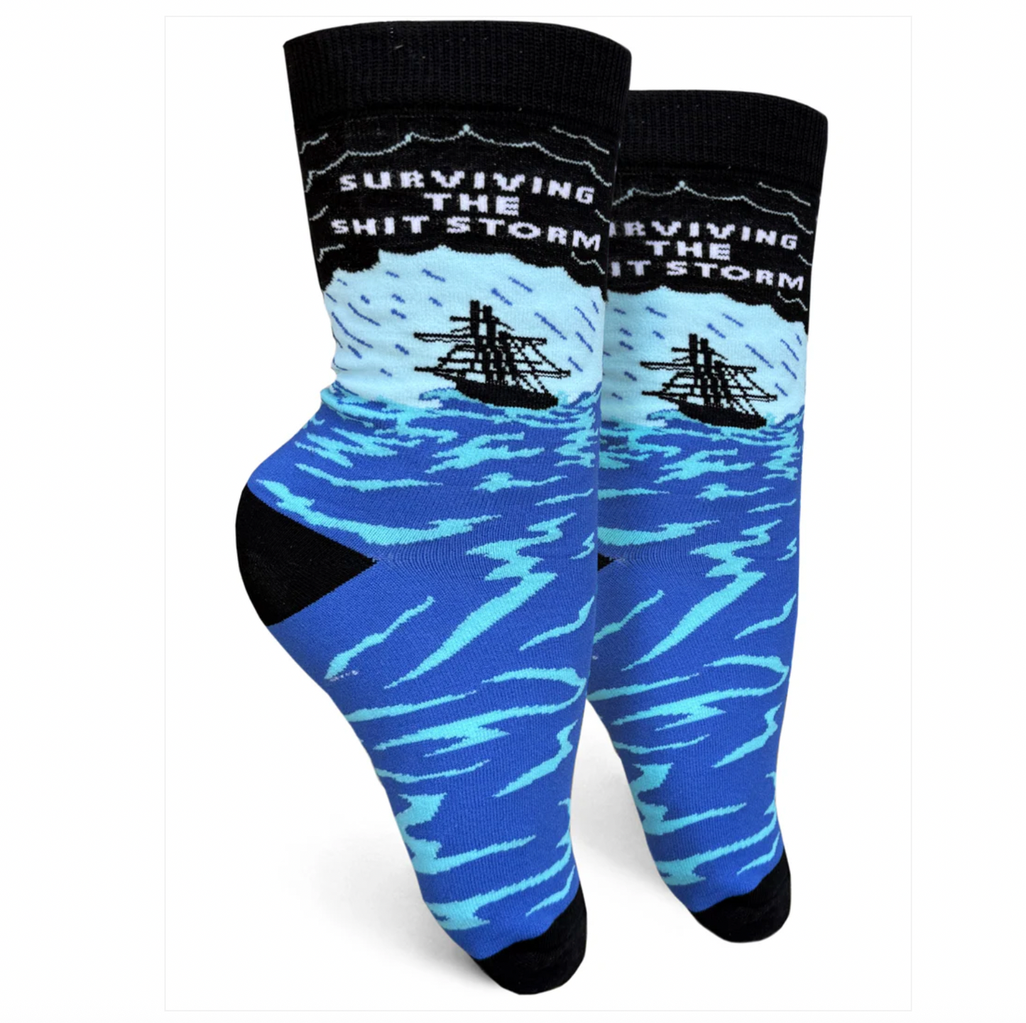 Surviving The Shit Storm Socks