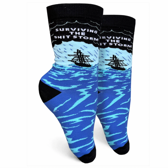 Surviving The Shit Storm Socks