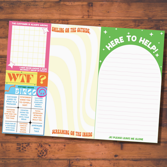 Customer Service Notepad