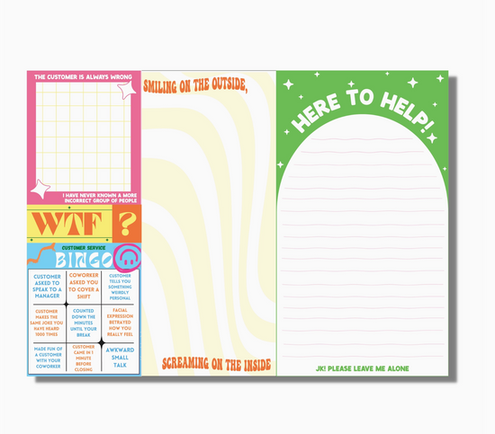 Customer Service Notepad