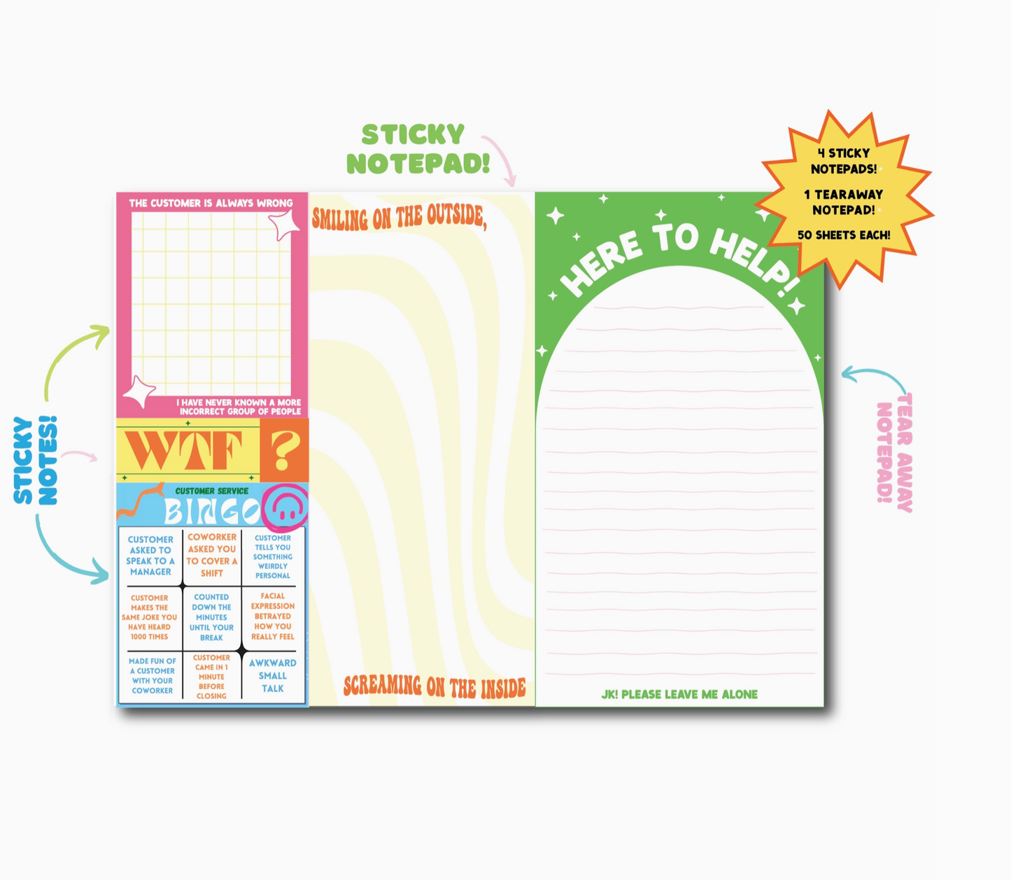 Customer Service Notepad