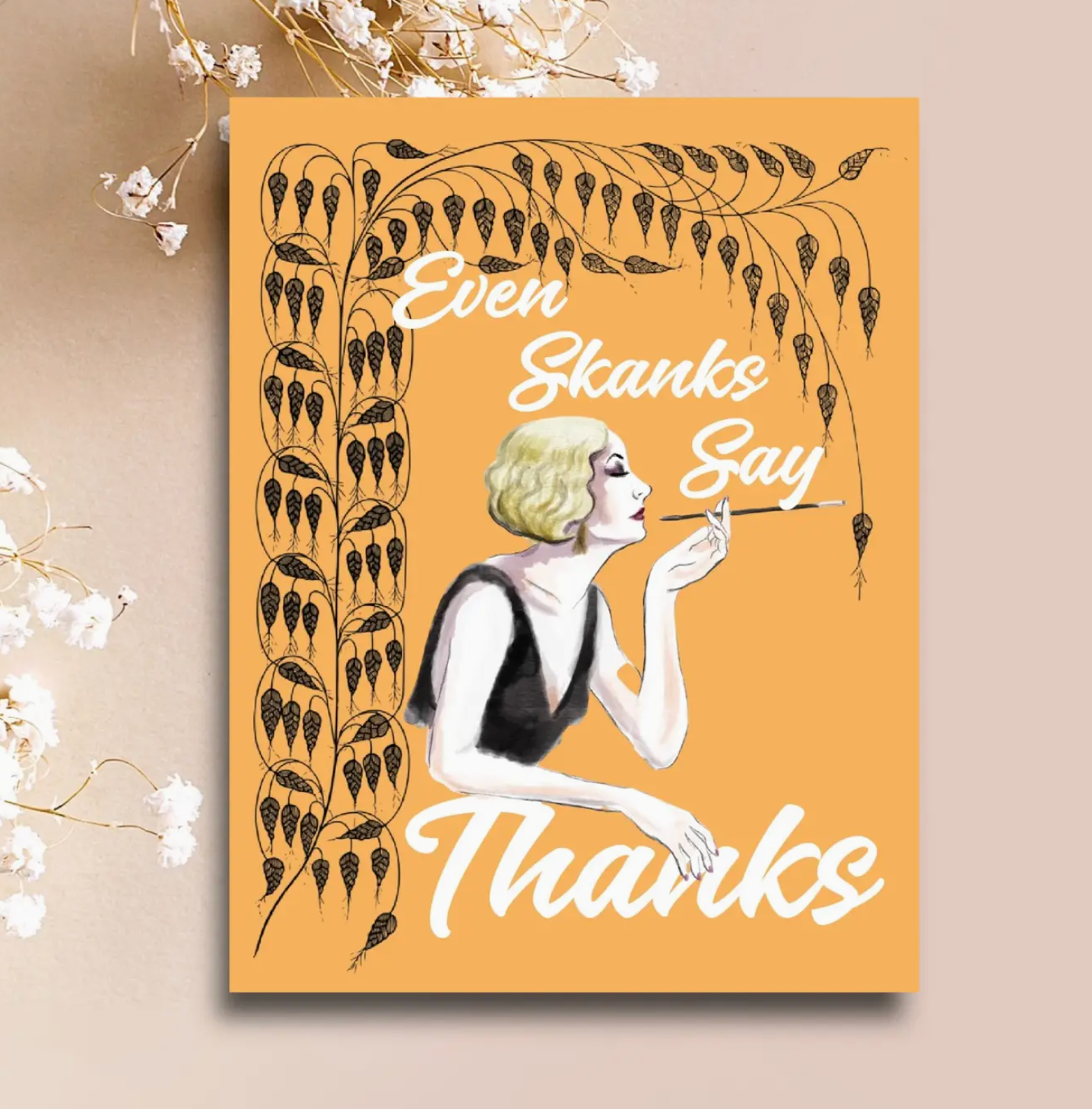 Even Skanks Say Thanks Card
