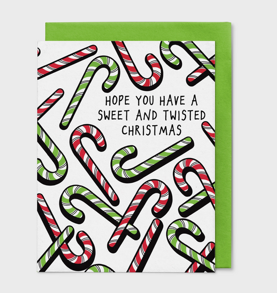 Hope You Have A Sweet And Twisted Christmas Card