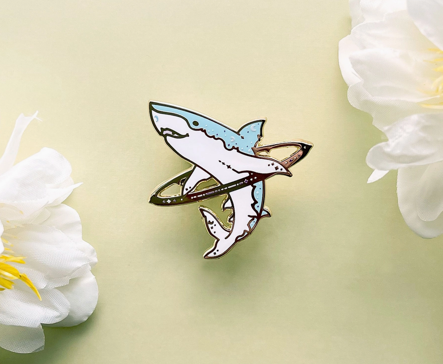 Cosmic Shark Pin