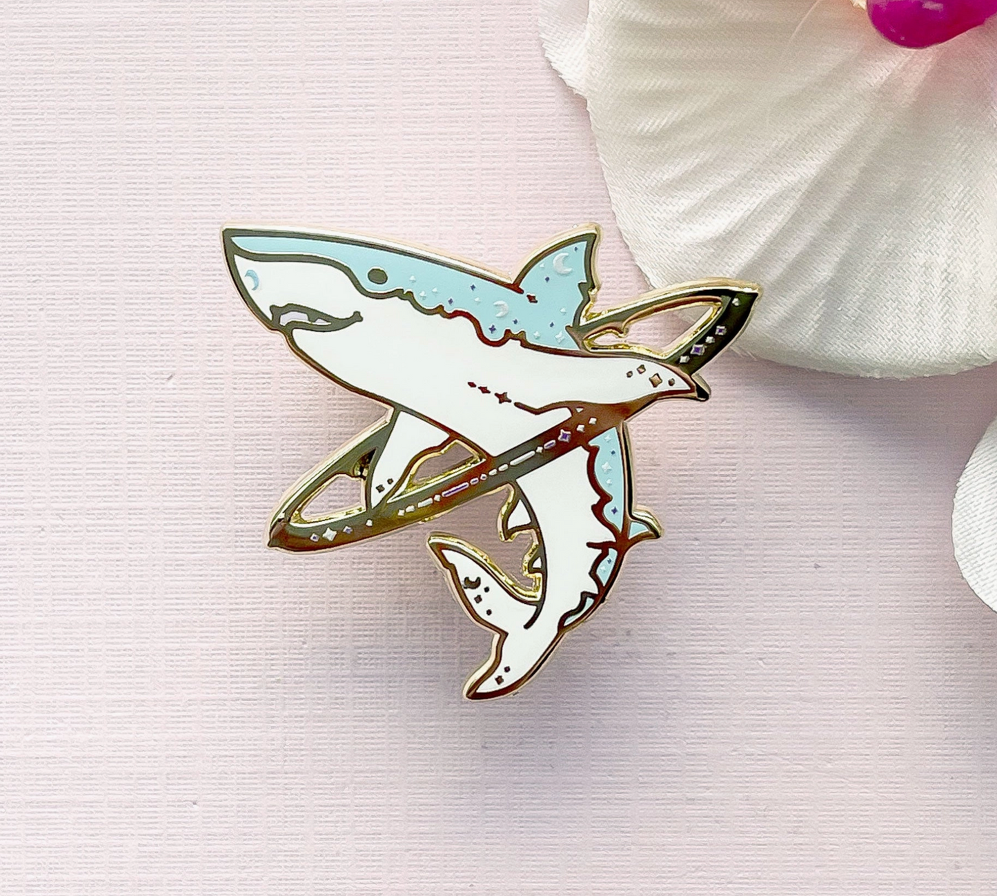 Cosmic Shark Pin