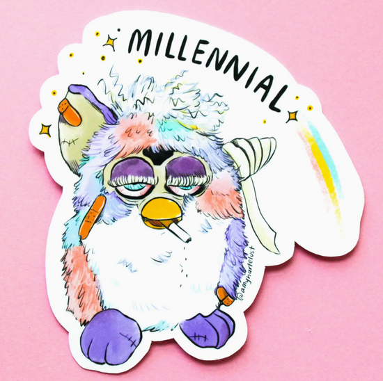 Millennial Sticker