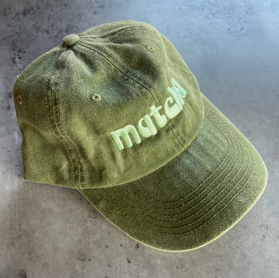 Matcha Embroidered Dad Hat