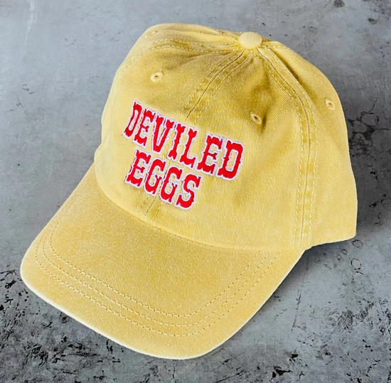 Deviled Eggs Embroidered Dad Hat