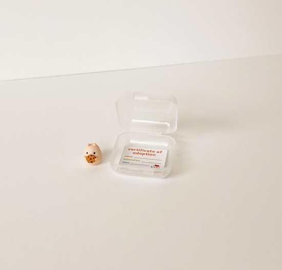 Cookie Hammy Clay Buddy | Handmade Miniature Desk Figurine