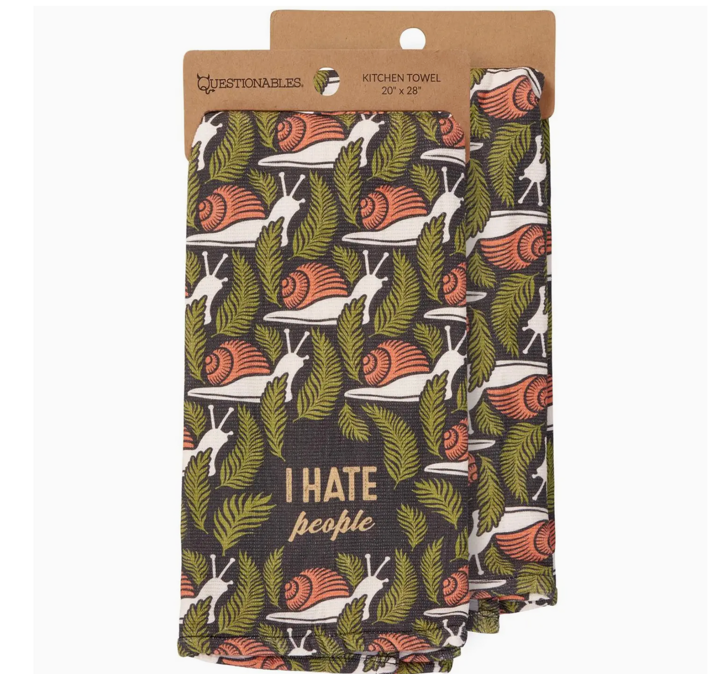 I Hate People Kitchen Towel