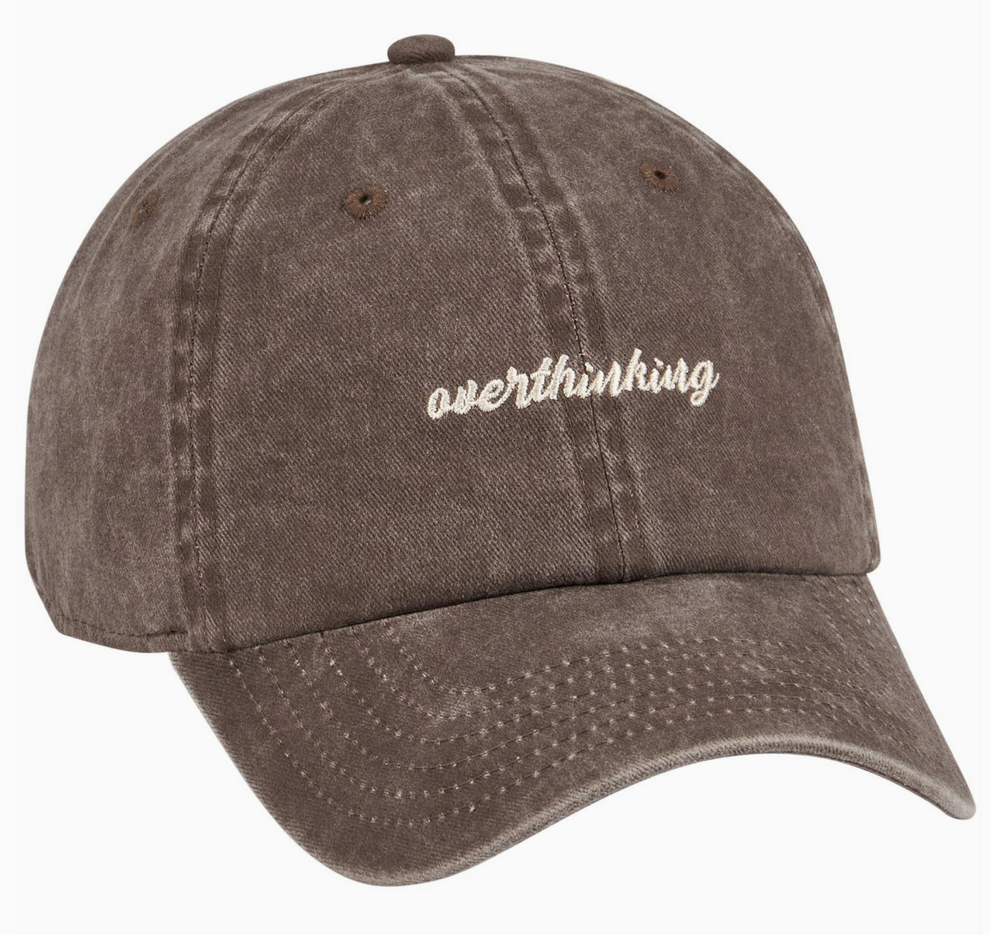 Overthinking Embroidered Hat
