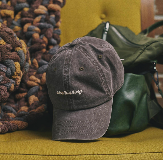 Overthinking Embroidered Hat