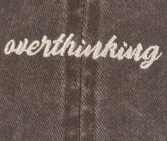 Overthinking Embroidered Hat