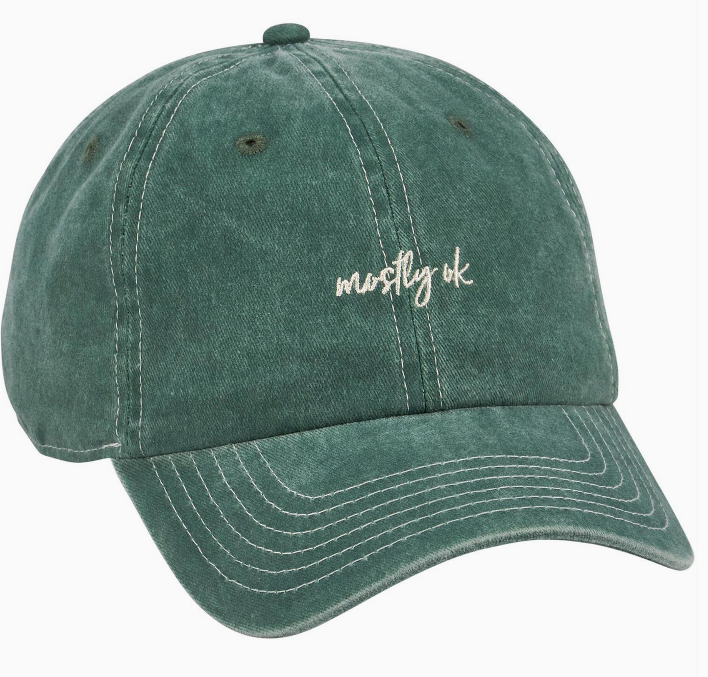 Mostly Ok Embroidered Hat