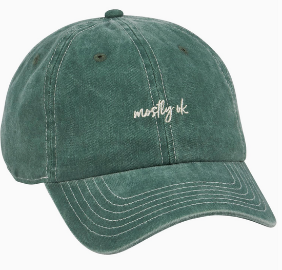 Mostly Ok Embroidered Hat