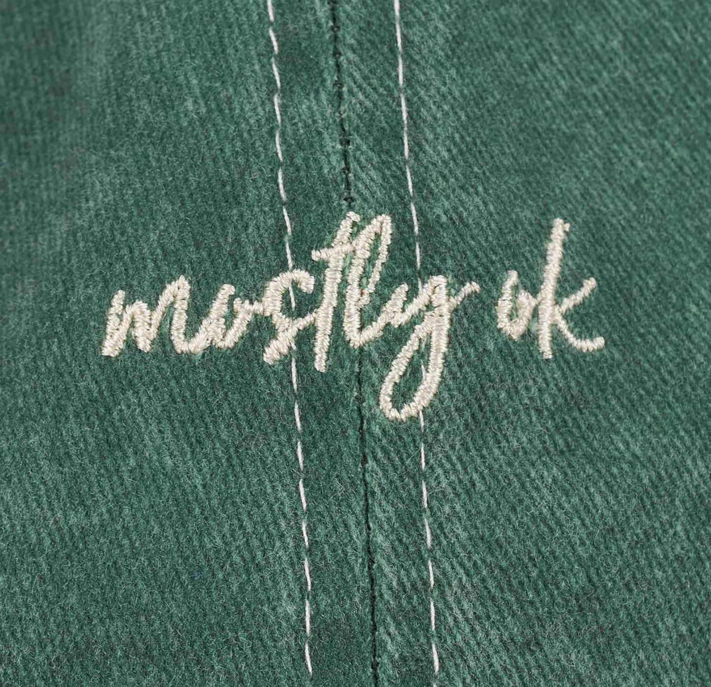 Mostly Ok Embroidered Hat