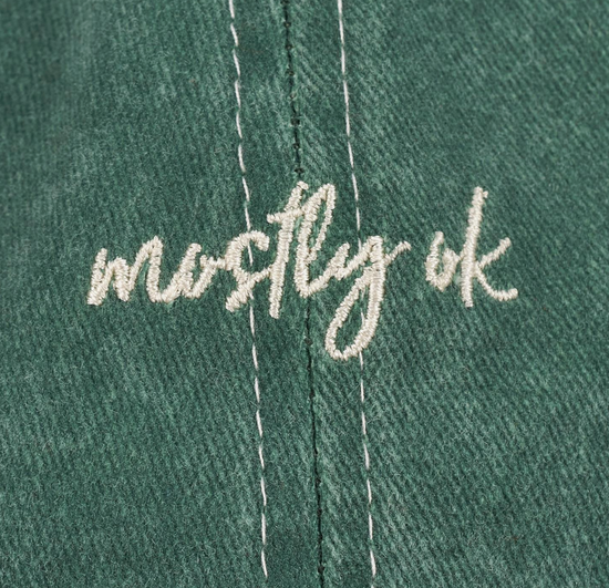 Mostly Ok Embroidered Hat