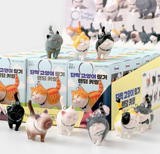 Best Friend Cat Figure Collectable Keyring Blind Box