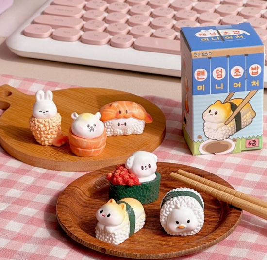 Random Sushi Animal Miniature Figure – Blind Box