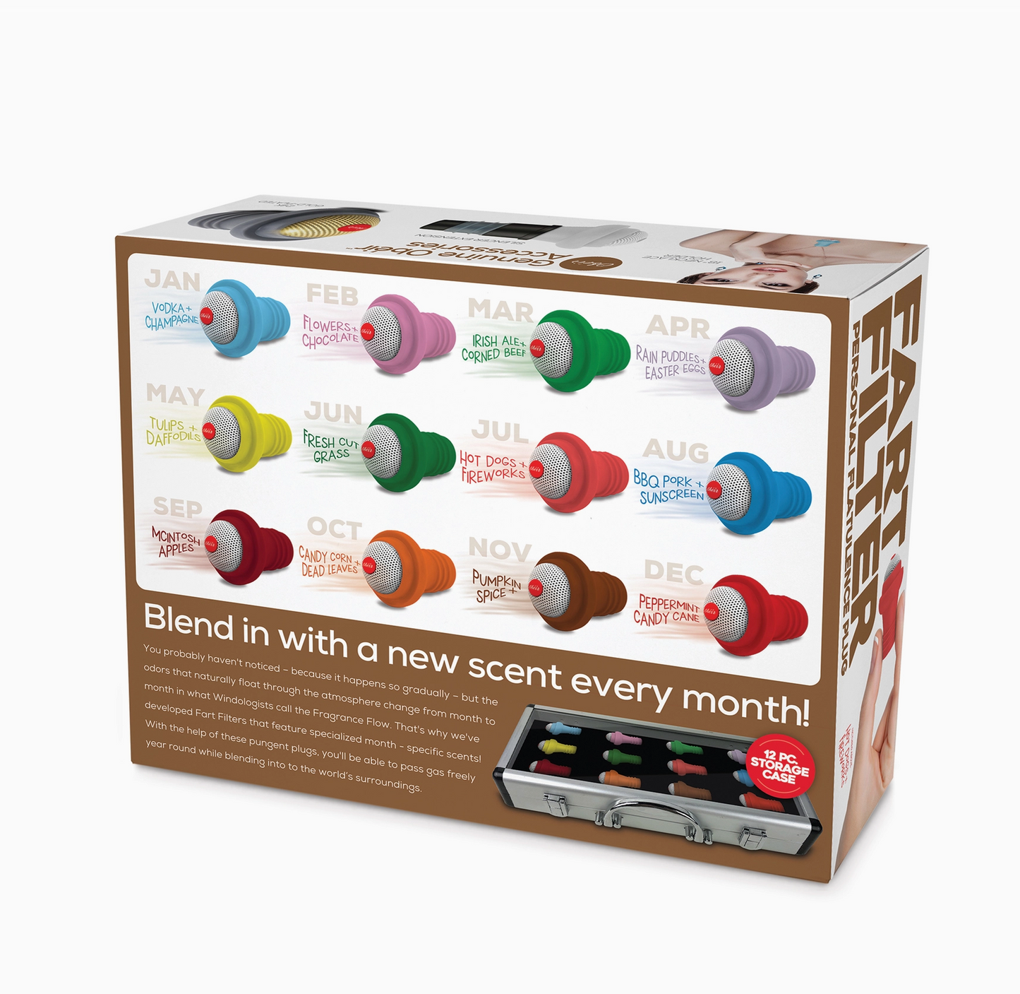 Fart Filter Prank Gift Box + Mobile Rub Gift Card Holder