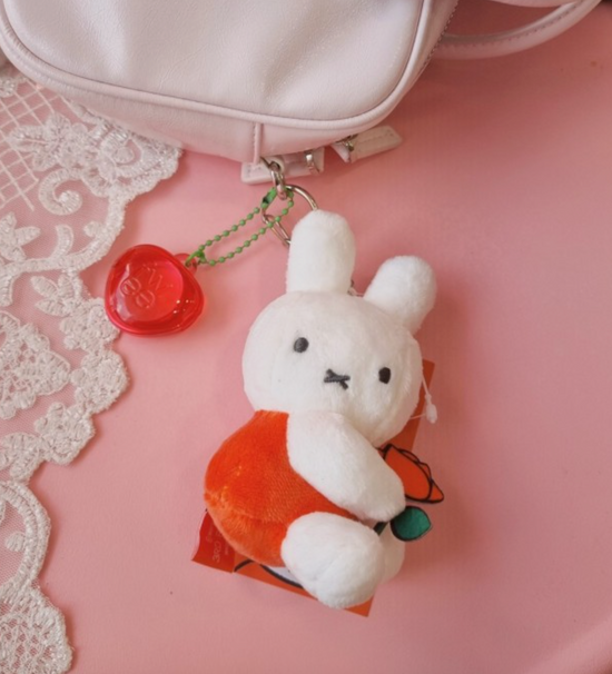 Officially Licensed Miffy & Friends with Flower Plushie Keychain (Surprise Pull)
