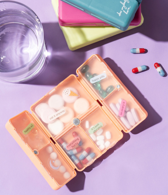 Crush™ Everything's Fine Pill & Vitamin Case