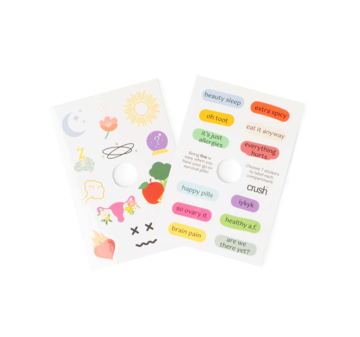 Crush™ Everything's Fine Pill & Vitamin Case