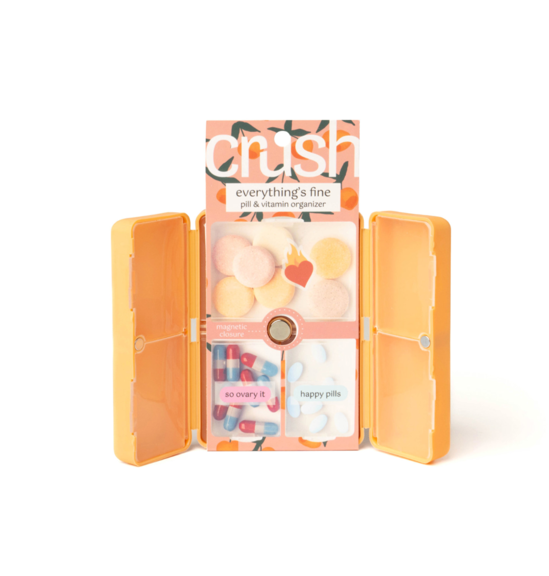 Crush™ Everything's Fine Pill & Vitamin Case