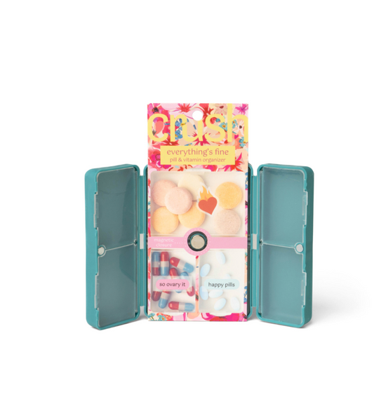 Crush™ Everything's Fine Pill & Vitamin Case