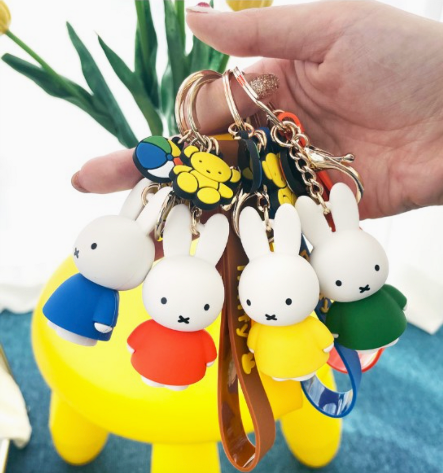 Officially Licensed Miffy Character Key Holder/Bag Charm