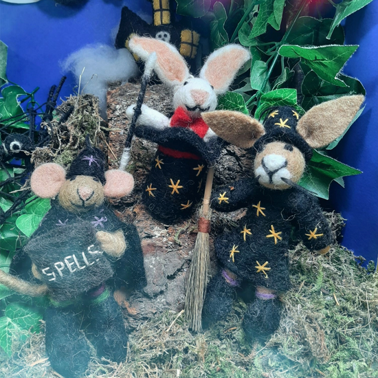 Handmade Hocus Pocus Hare Hanging Halloween Decoration