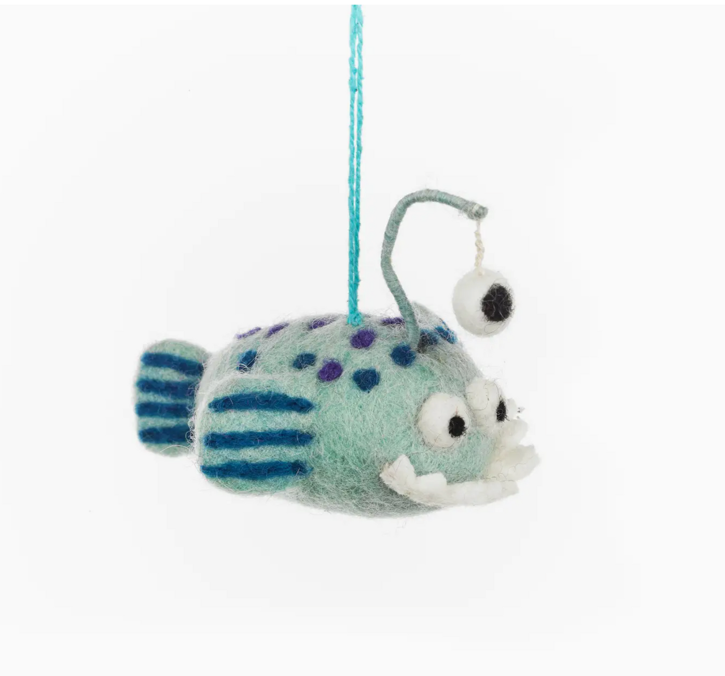 Finnigan the Fish Handmade Felt Hanging Decoration