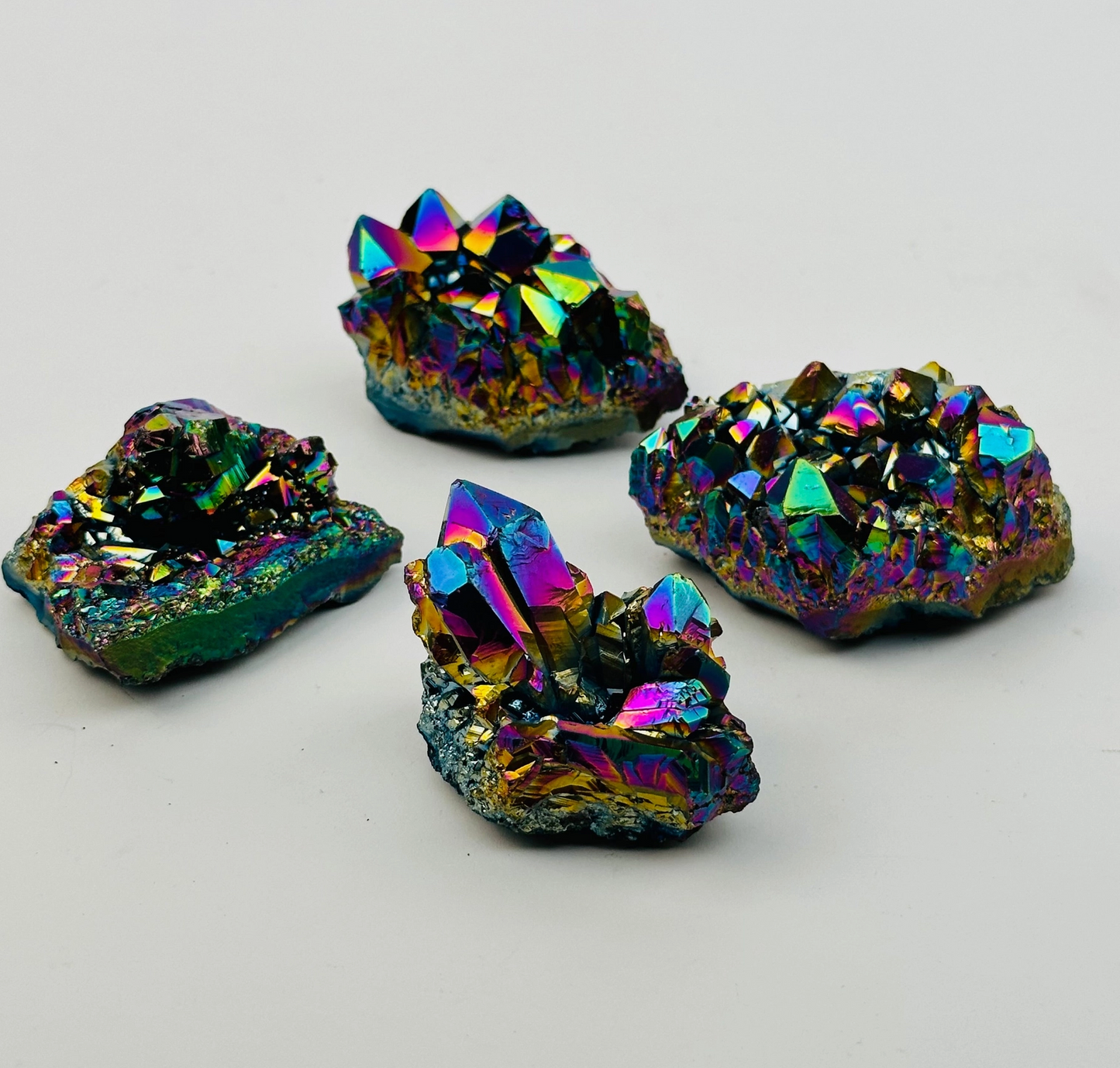 Amethyst Rainbow Titanium Crystal - Surprise Pick