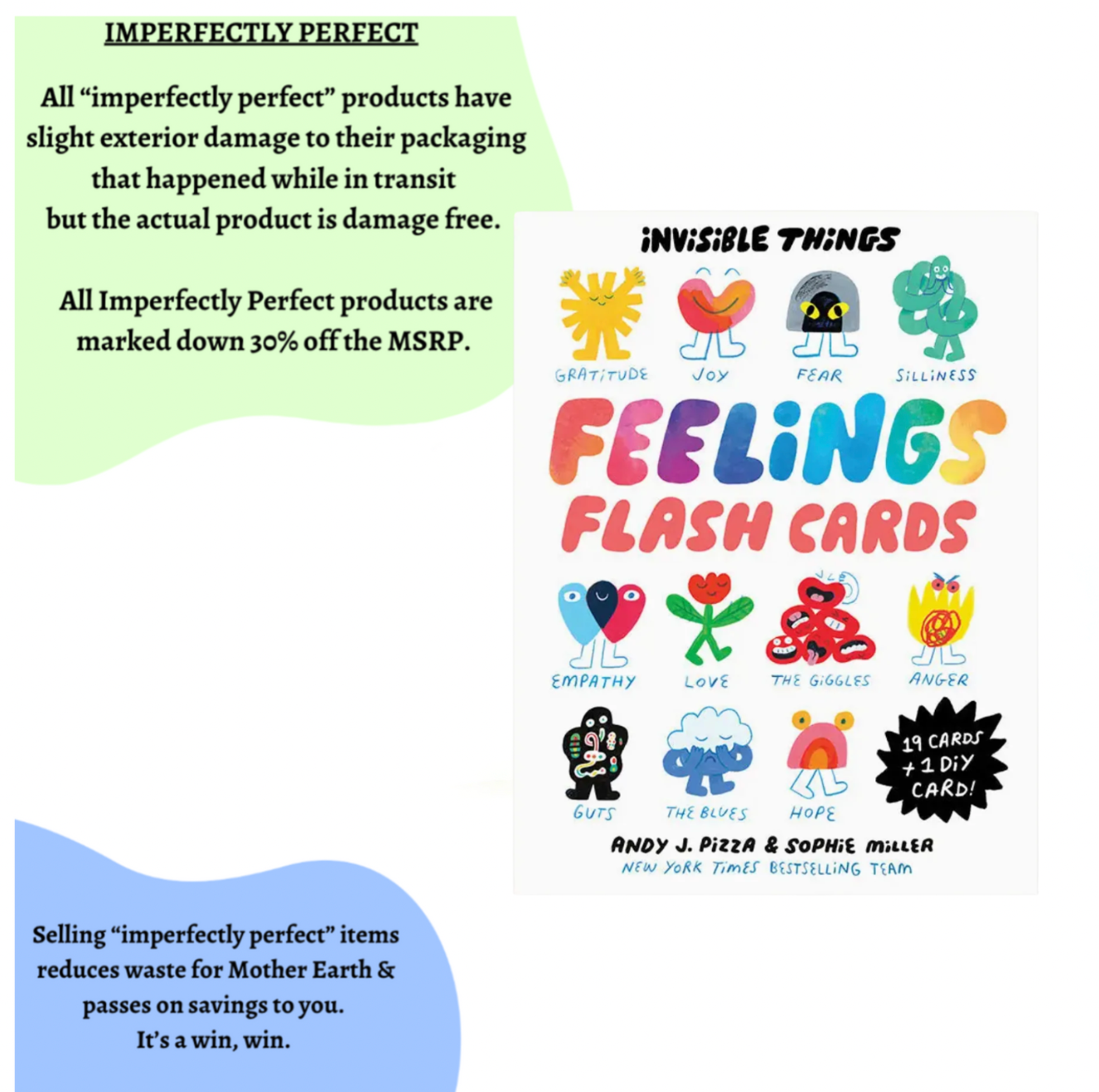 *Imperfectly Perfect* Invisible Things Feelings Flash Cards