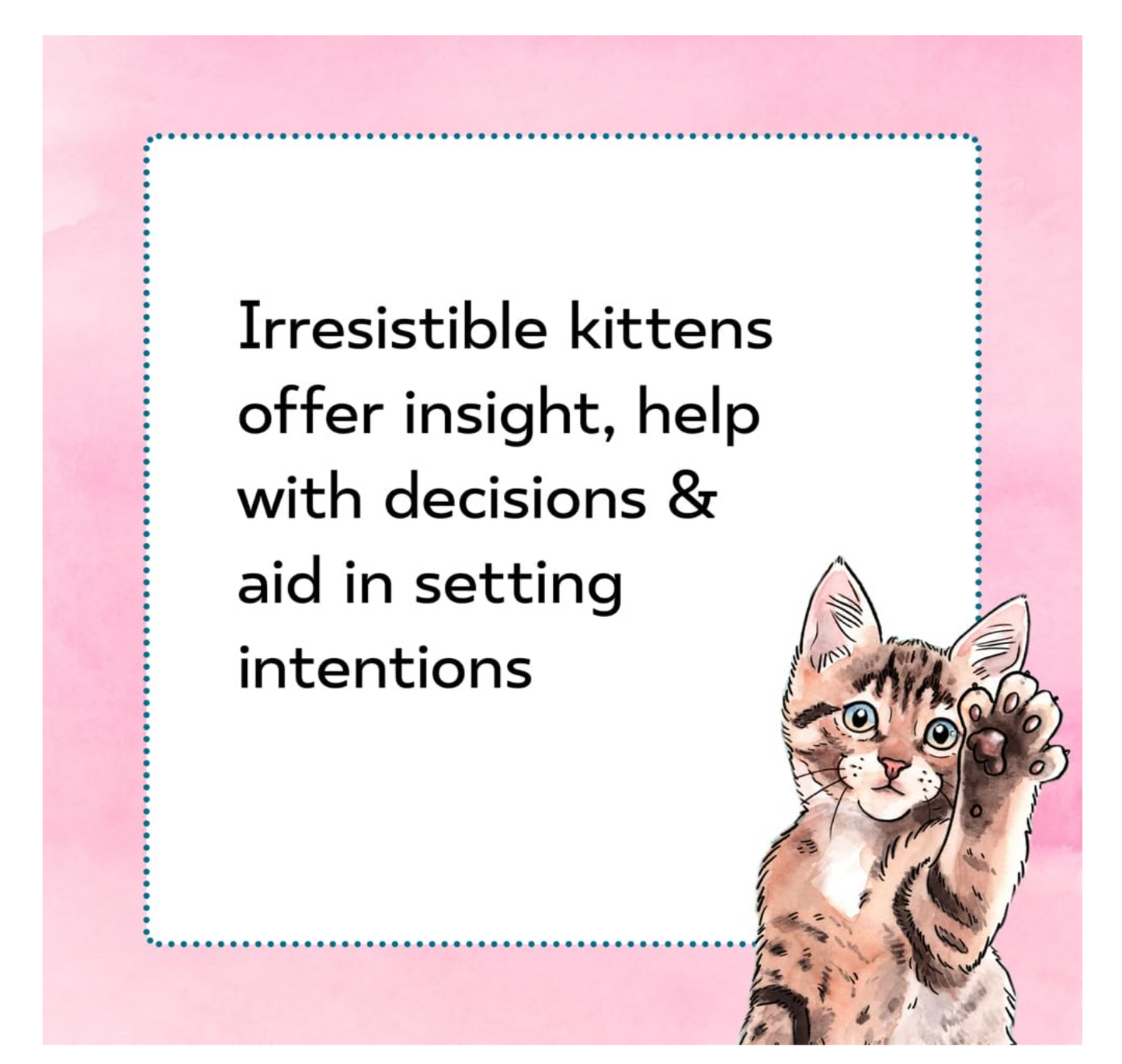 Kitten Oracle: 50 Cards & Guidebook