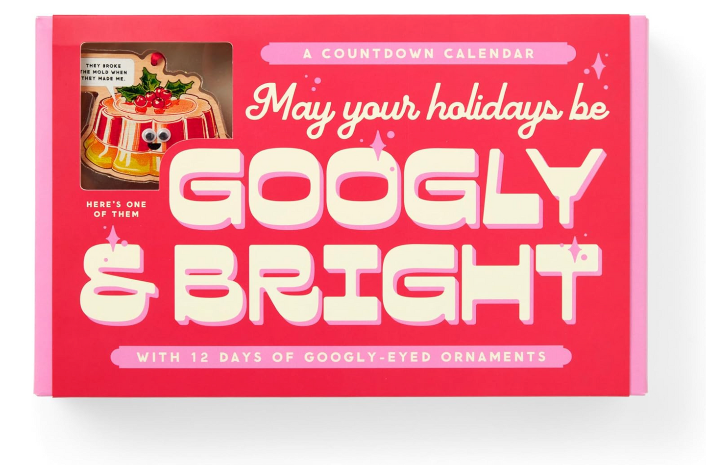 Brass Monkey Googly Food – 12 Days Googly Food Ornament Countdown Calendar For Christmas And Holiday