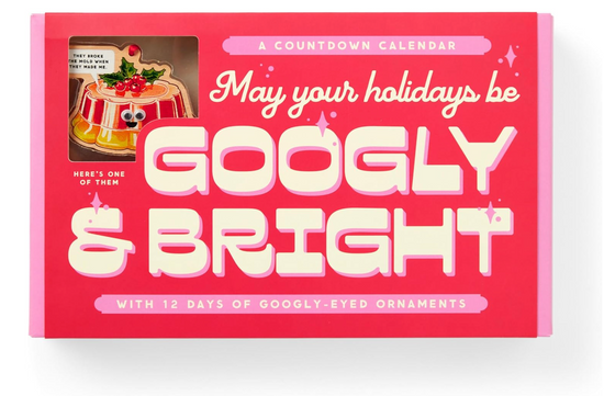 Brass Monkey Googly Food – 12 Days Googly Food Ornament Countdown Calendar For Christmas And Holiday