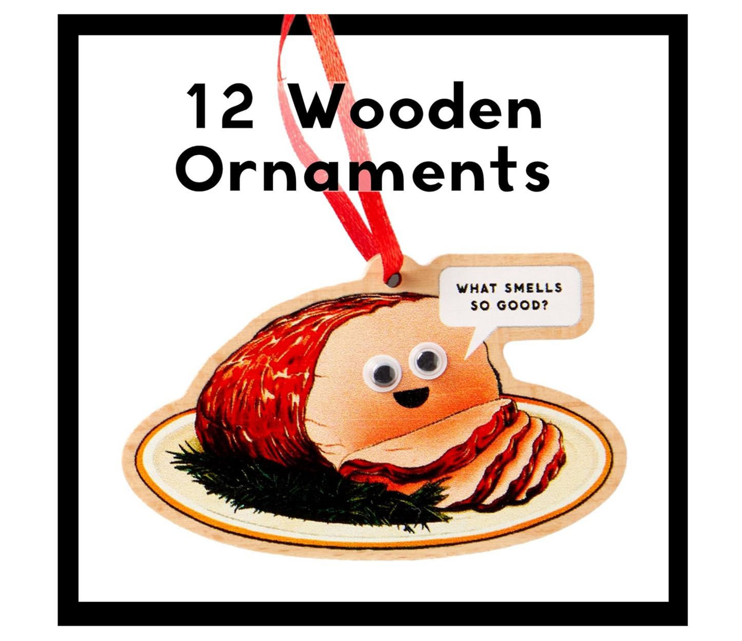 Brass Monkey Googly Food – 12 Days Googly Food Ornament Countdown Calendar For Christmas And Holiday