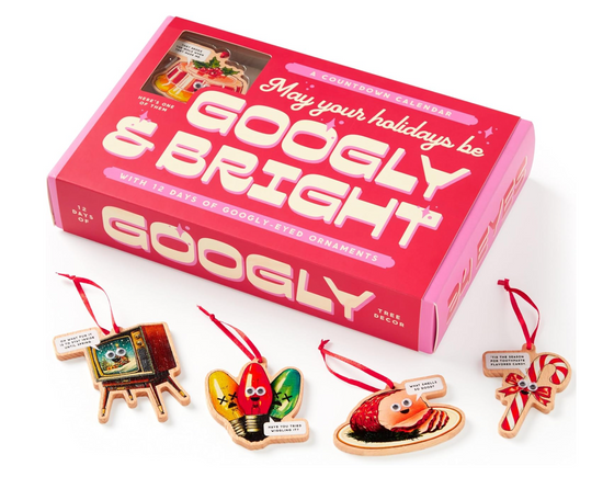 Brass Monkey Googly Food – 12 Days Googly Food Ornament Countdown Calendar For Christmas And Holiday