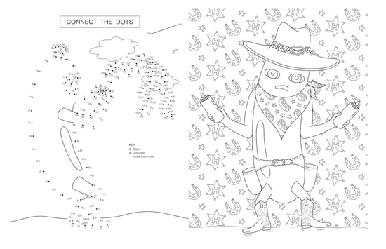 Hot Dog Coloring and Activity Book