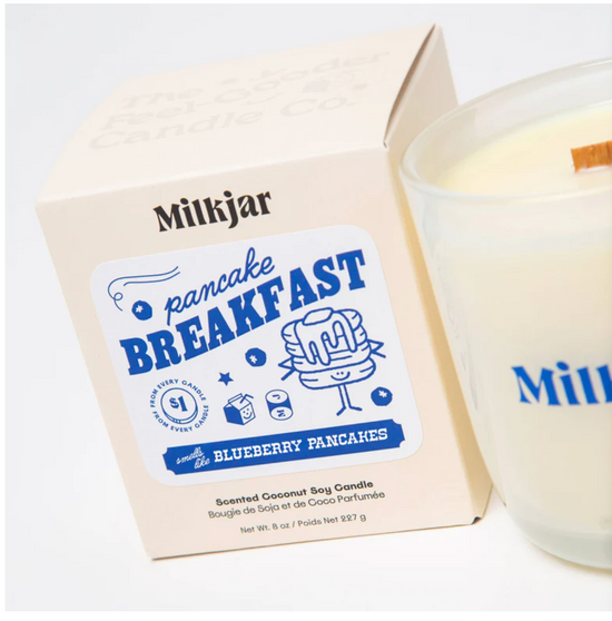 Pancake Breakfast - Butter, Syrup & Blueberry Soy Candle