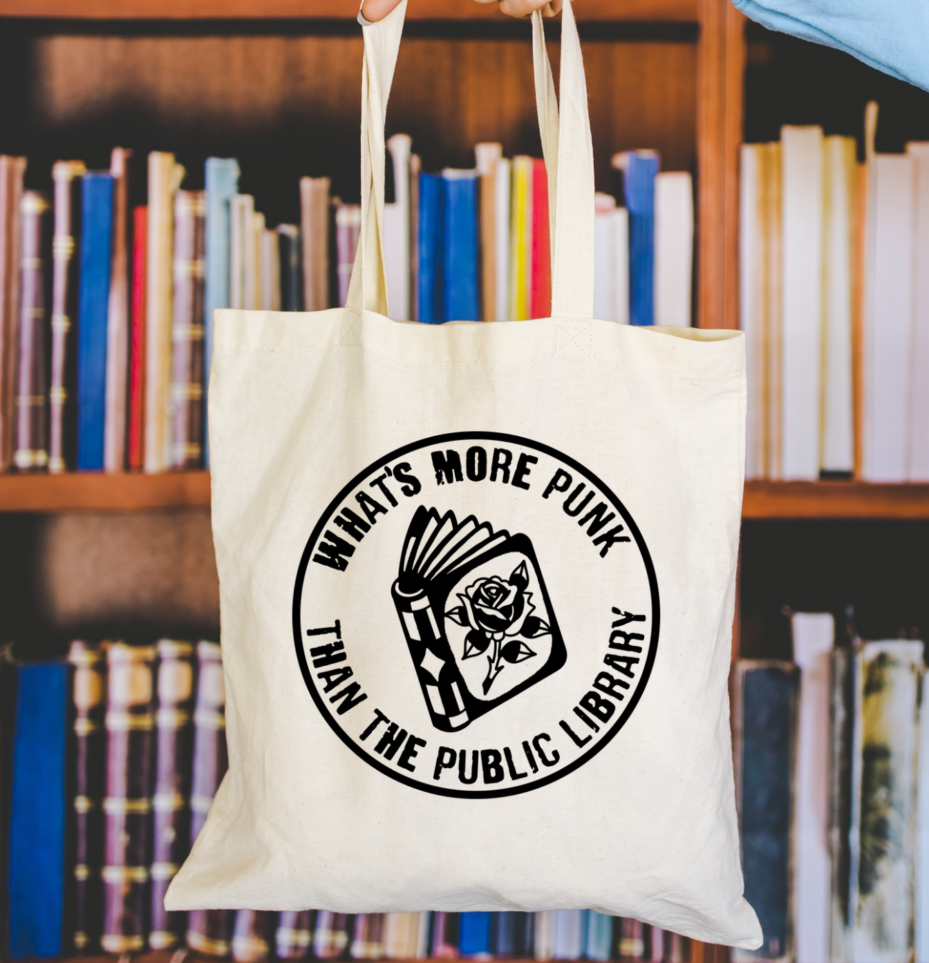 What's More Punk Than The Public Library Tote Bag