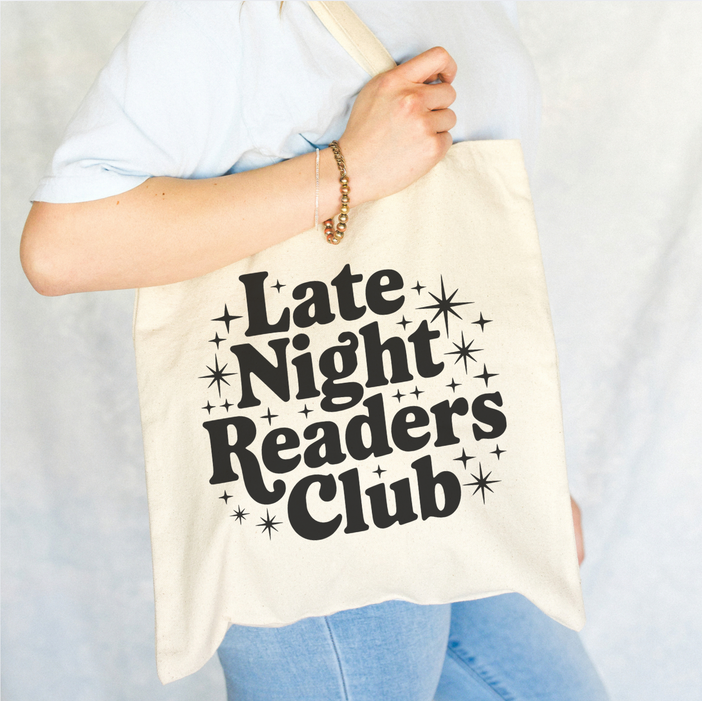 Late Night Readers Club Tote Bag