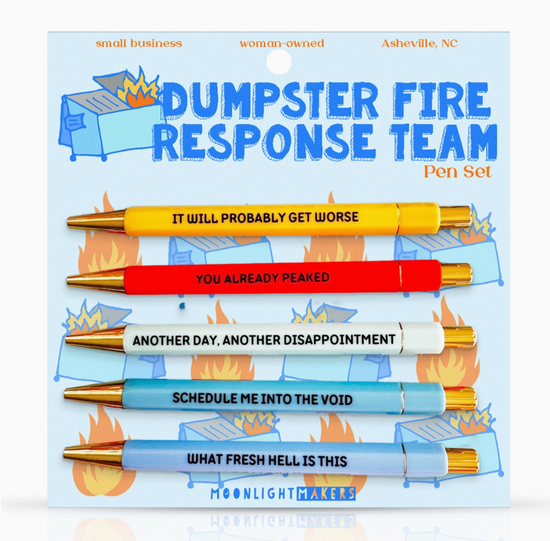 Dumpster Fire Response Team Pen Set - 5 pack