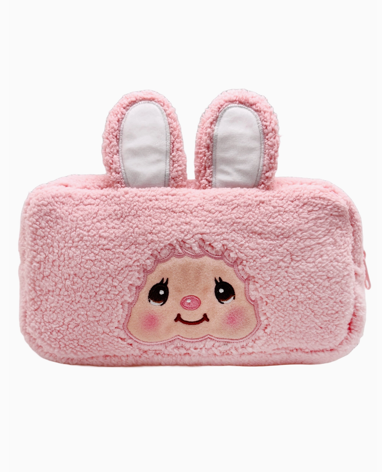 Monchhichi Chimutan Bunny Face Plush Cosmetic Bag (Official Licensed)