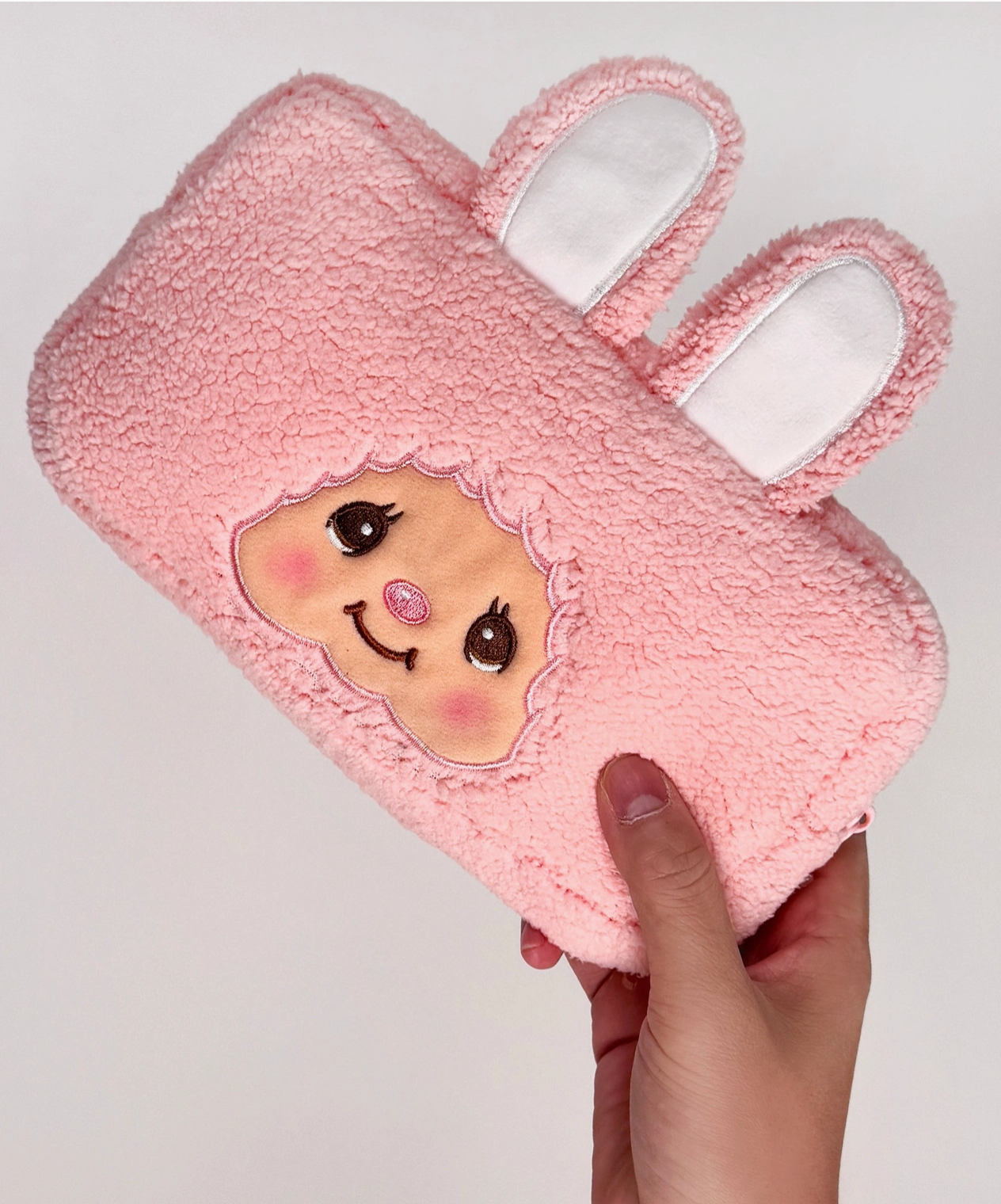 Monchhichi Chimutan Bunny Face Plush Cosmetic Bag (Official Licensed)