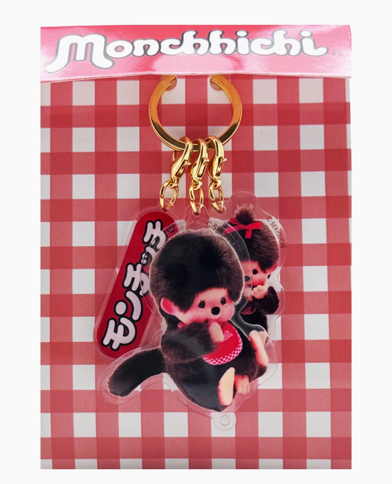 Monchhichi Classic 3PC Acrylic Keychain (Official Licensed)