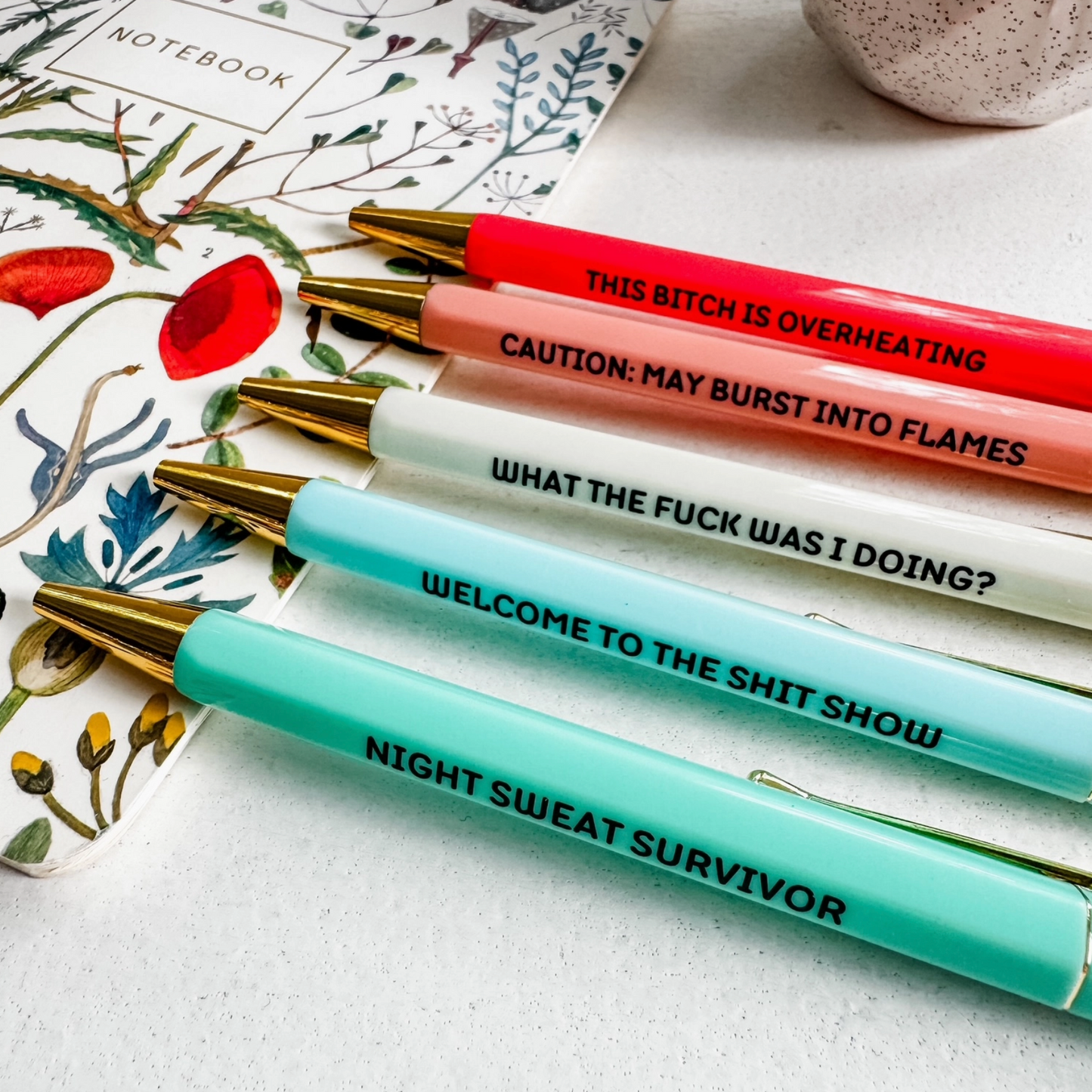 Hotter Than Ever Pen Set- 5 pack