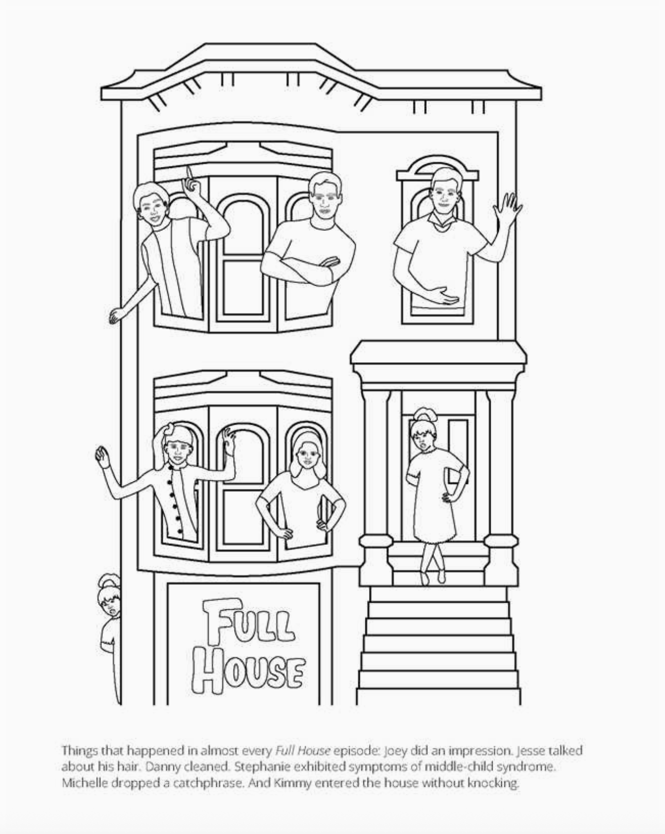 1990s Coloring Book